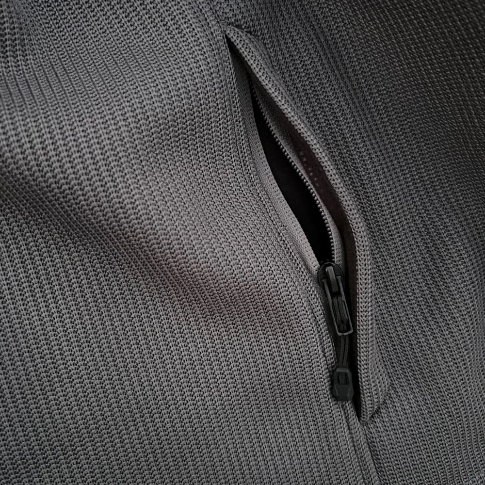 OGIO Grit Jacket Men‎ Fleece Performance Utility Cadet Collar Gray Full Zip XLT